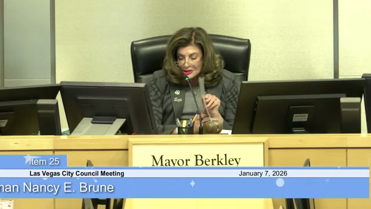 Council approves 24‑month review for Summerlin West development agreement