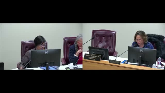 After tense committee discussion, clerk's request for $28,800 transfer for Millington lease sent down without recommendation