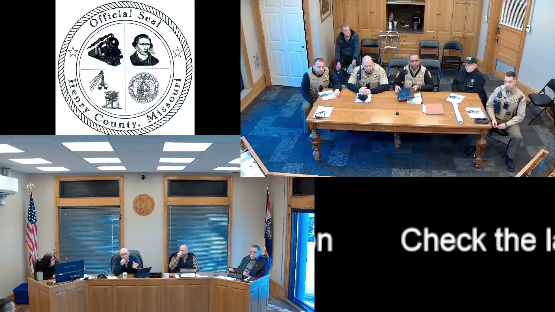 Henry County discusses courthouse exit functionality, panic bars and camera monitoring upgrades