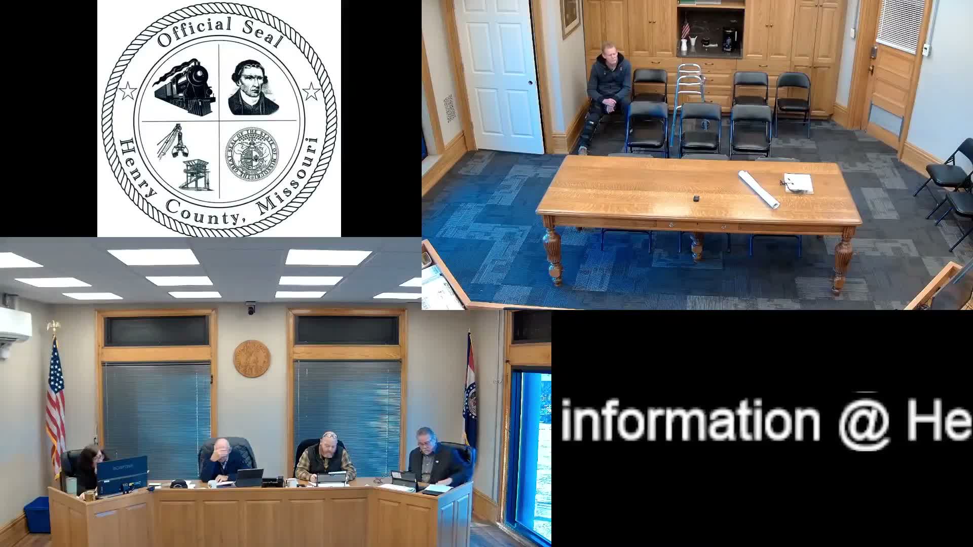 Henry County Commission records motions to approve multiple 2026 budgets and a 2026 legal contract