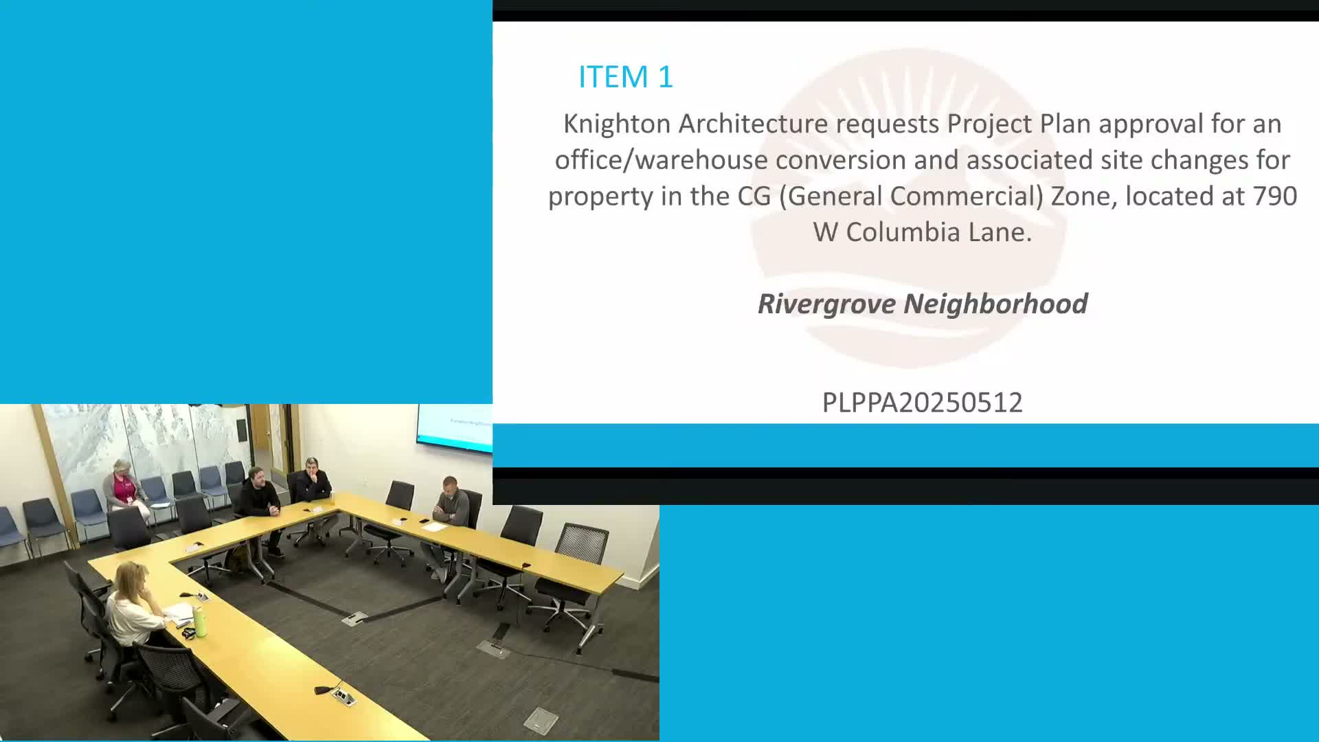 Hearing officer approves conversion of former Columbia Lane auto shop to office-warehouse