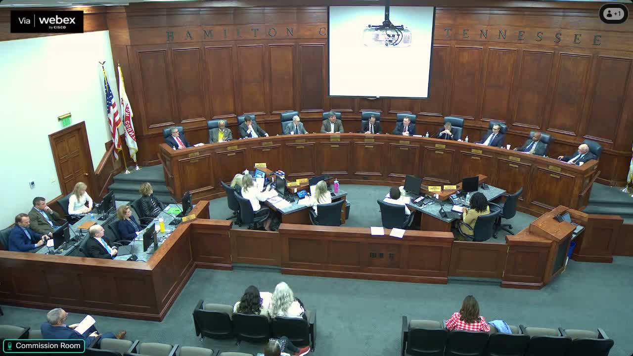 Hamilton County commissioners debate keeping afternoon/evening meetings; recessed session to decide