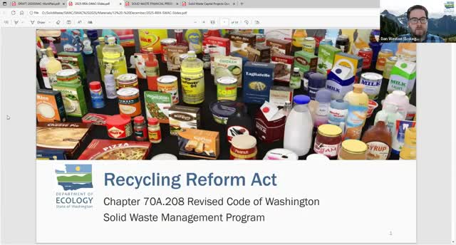 Ecology outlines Recycling Reform Act, urges service providers to register by Jan. 30
