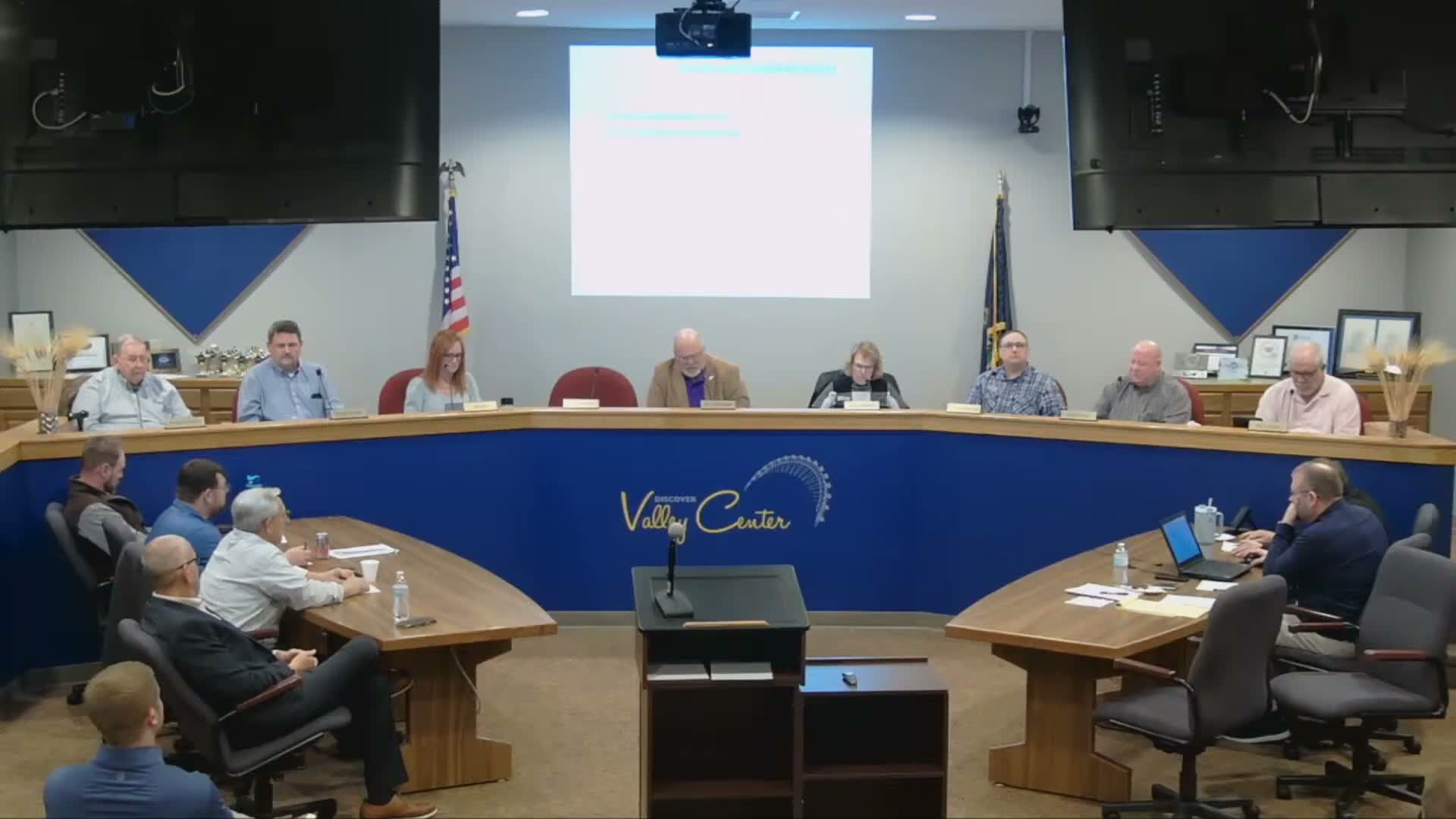 Valley Center recognizes departing council members and swears in two new members