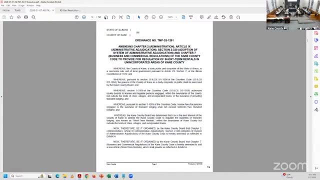 Kane County committee advances short-term rental licensing, sends ordinance off consent after heated debate