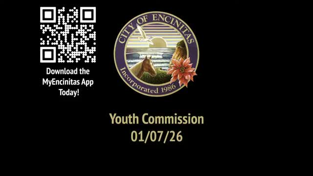 Encinitas Youth Commission approves Dec. 3 minutes, advances work-plan events and outreach