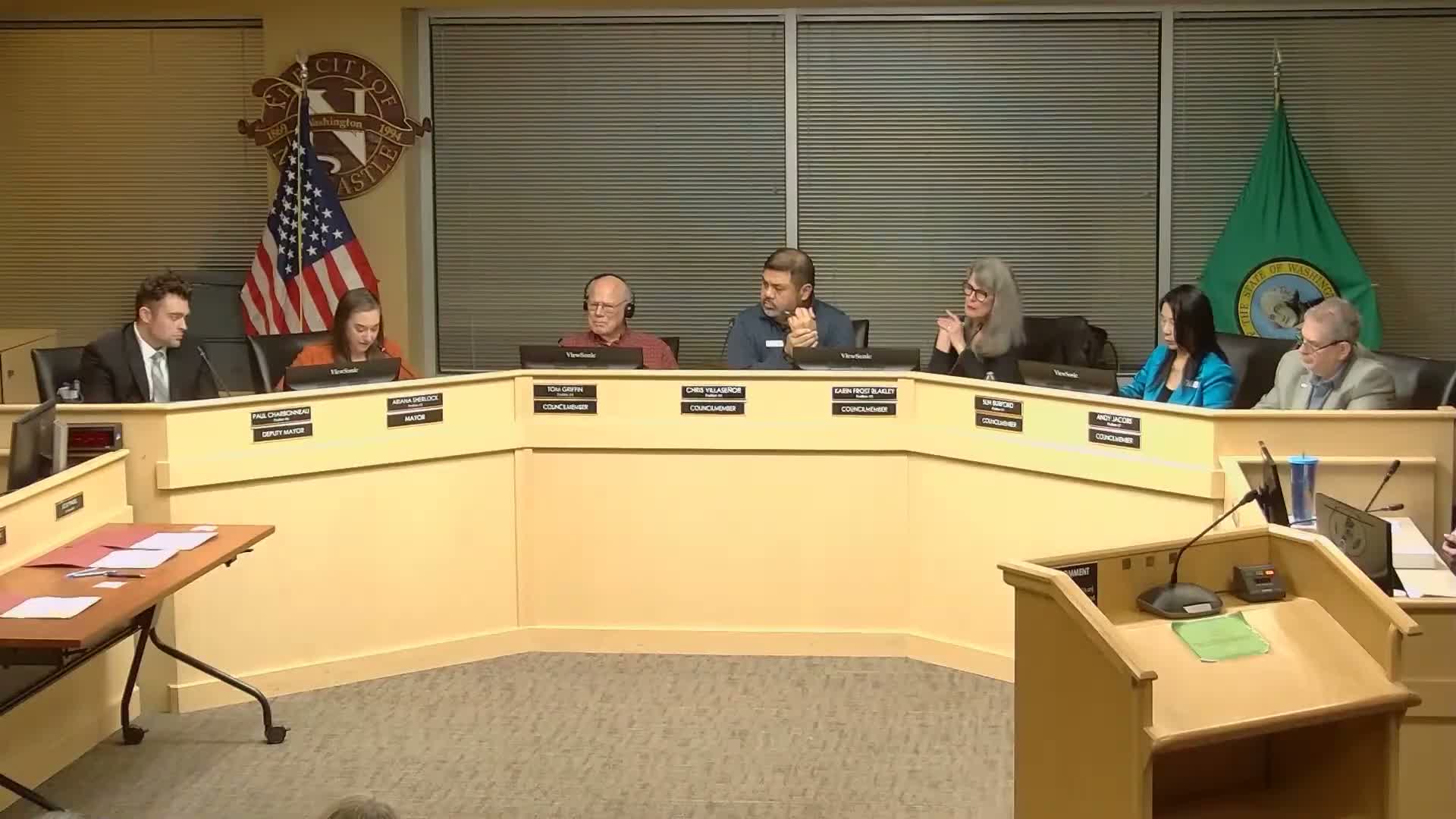 Public speakers at Newcastle meeting urge park funding, remember longtime resident, and call for ending Flock Safety contract