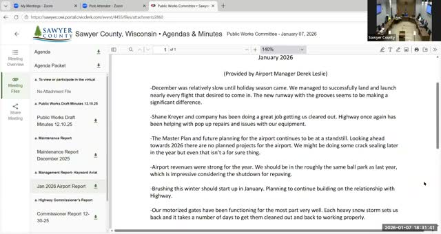 Sawyer County Airport reports surge in traffic, master-plan work underway