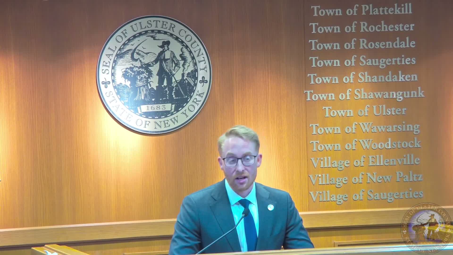 Peter Criswell elected chair of Ulster County Legislature, 19–4