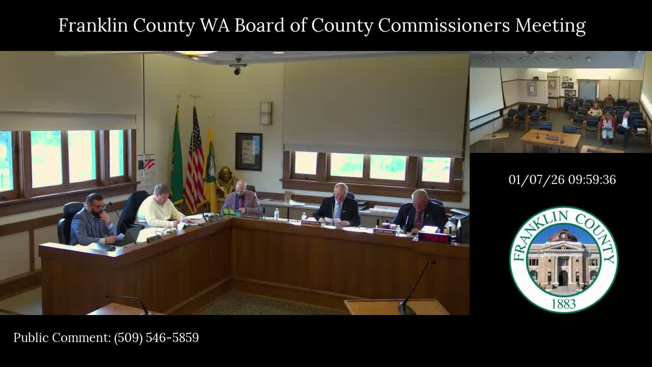 Public commenters raise constitutional grievances and local concerns during Franklin County meeting