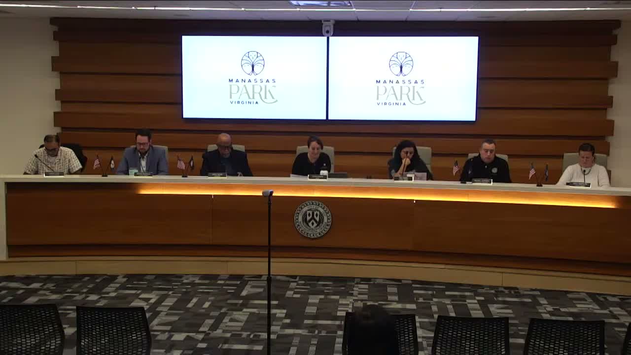 Manassas Park council backs CMAQ application for active-transportation projects and RSTP feasibility study for rail crossing