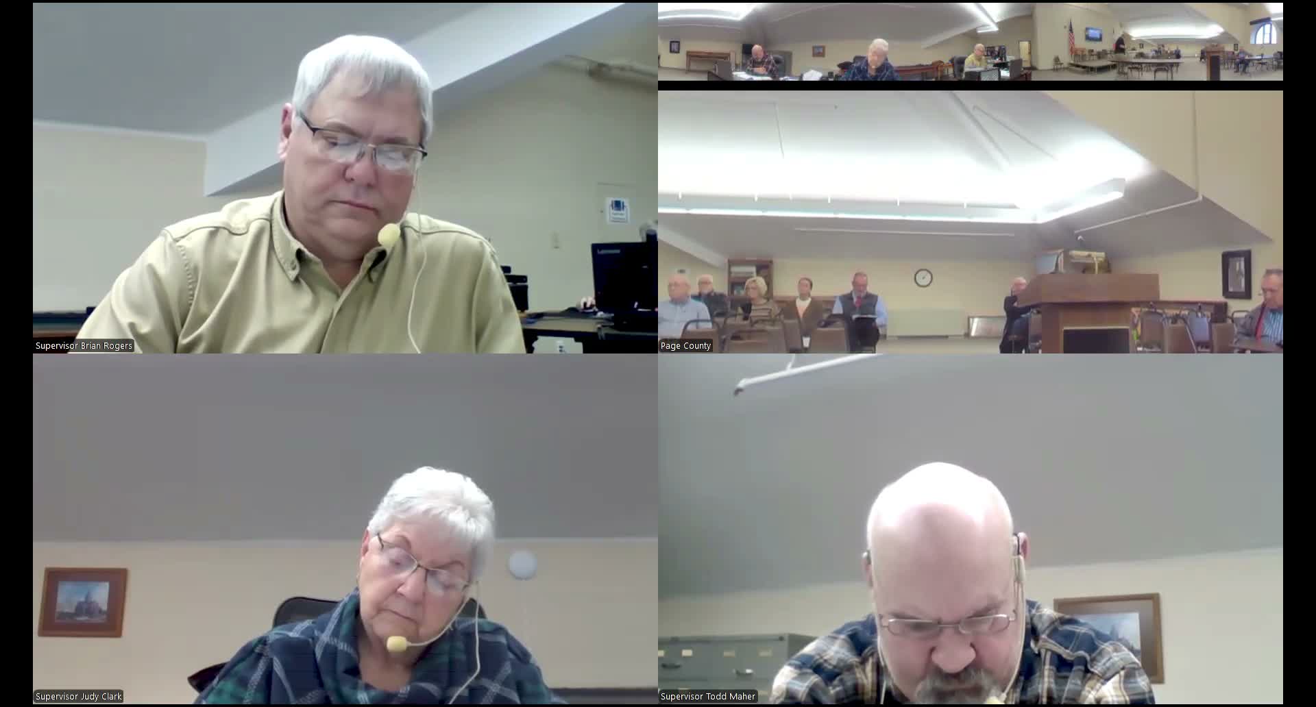 Page County supervisors approve reorganization, annual resolutions and multiple board appointments