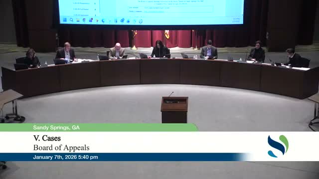 Sandy Springs Board of Appeals denies variance request for 7821 Jet Ferry Road