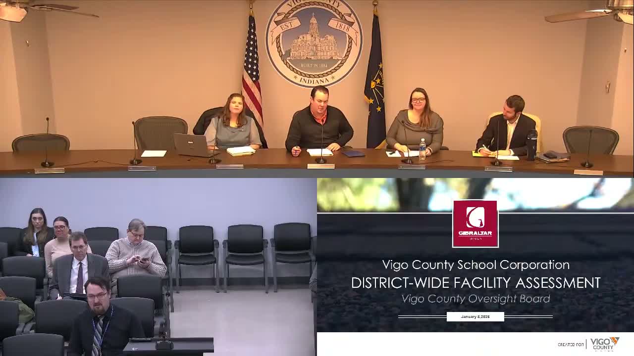 Vigo County oversight committee hears facility-assessment findings, demographic forecast