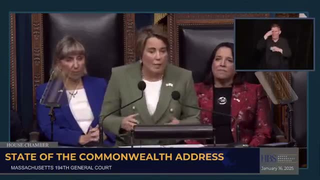 Healey highlights coverage gains, behavioral-health centers and a $25 cap on certain drug costs