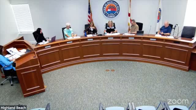 Highland Beach advisory board to recommend dog‑waste stations to commission; staff to prepare memorandum