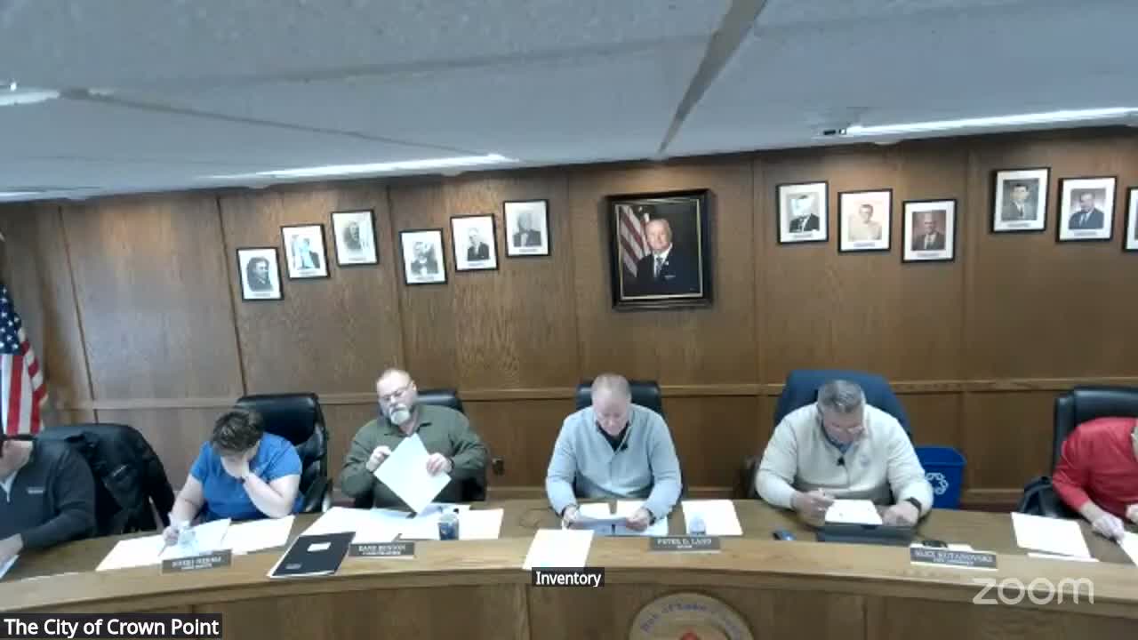 Crown Point approves multiple SRF disbursements, hears update on interceptor obstruction