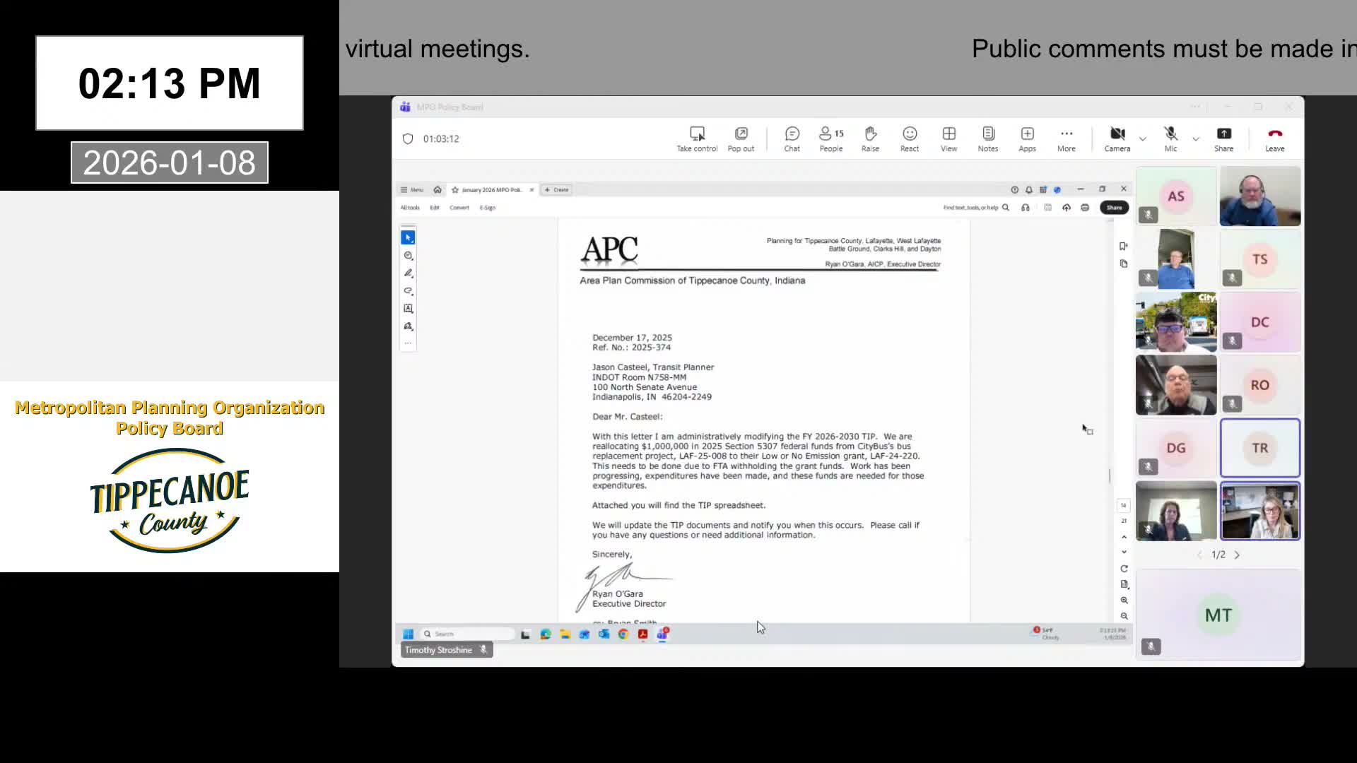 APC to study Northern Quarter connection; UPWP amendment approved to fund study
