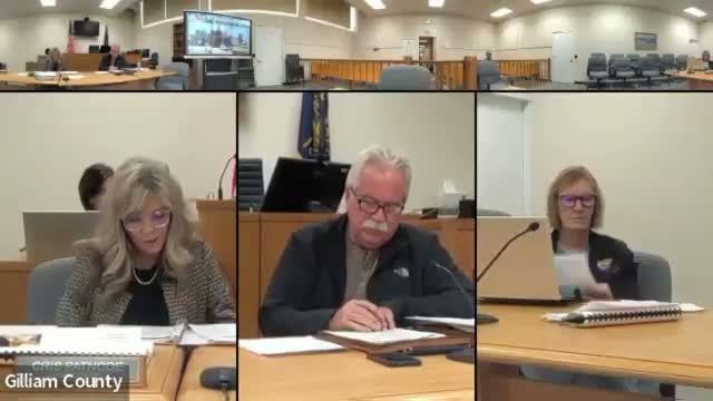 Gilliam County Court approves telephone and pipeline right-of-way requests, with one contingent on location correction