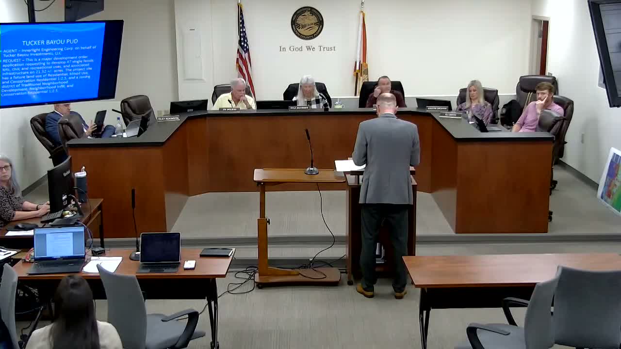 Tucker Bayou PUD detailed plan cleared by planning commission and sent to magistrate