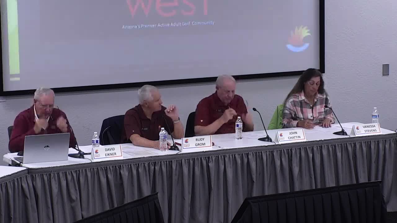 Committee keeps group‑play practices as golf‑operations guidelines after debate over guest access and preferred tee times