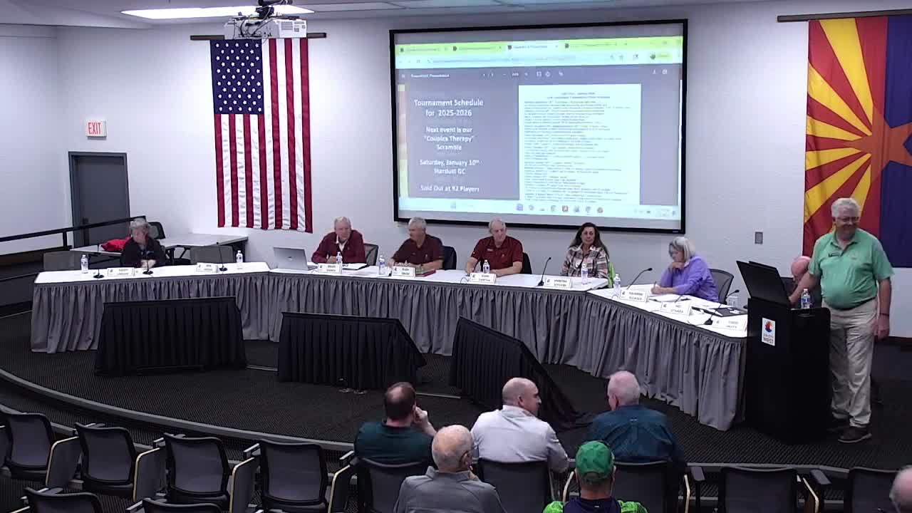 Residents question lessons revenue and pro staffing as managers defend full‑time PGA model