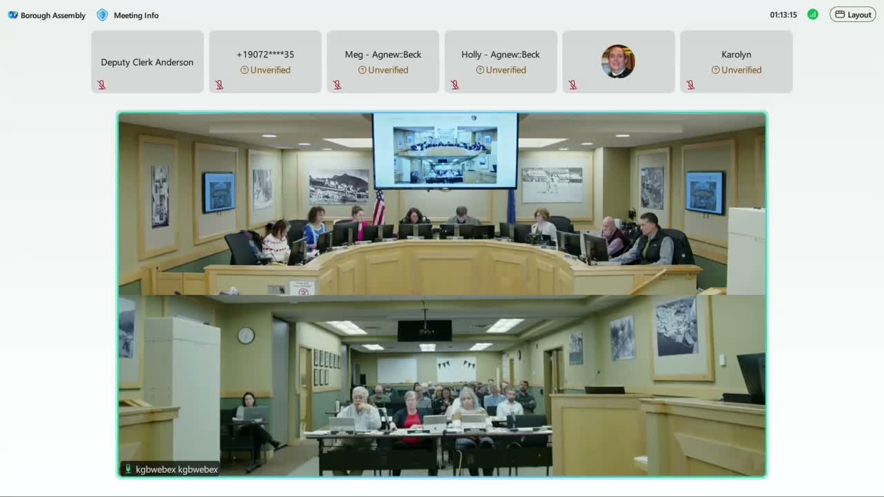 Assembly introduces Ketchikan Gateway Borough 2035 comprehensive plan, schedules work session and hearings