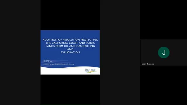 Oxnard officials consider resolution opposing proposed federal offshore leasing