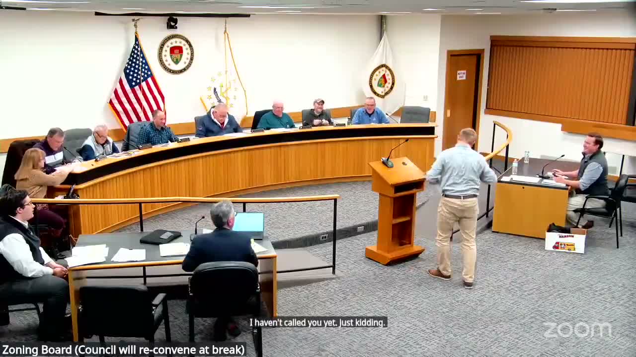 Zoning board approves single-floor, tall-ceiling garage at Hill Farm Camp Road