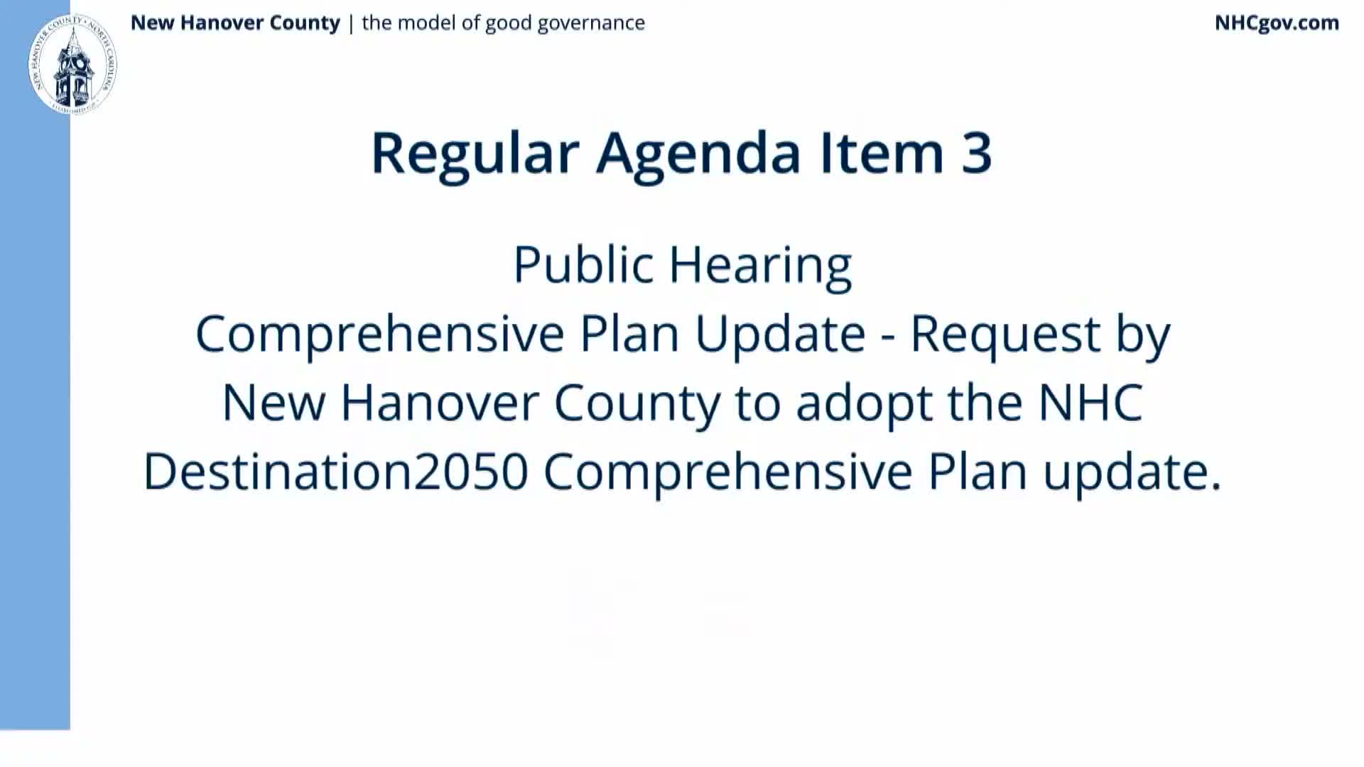 Planning board recommends Destination 2050 comprehensive-plan update and companion UDO amendments to commissioners