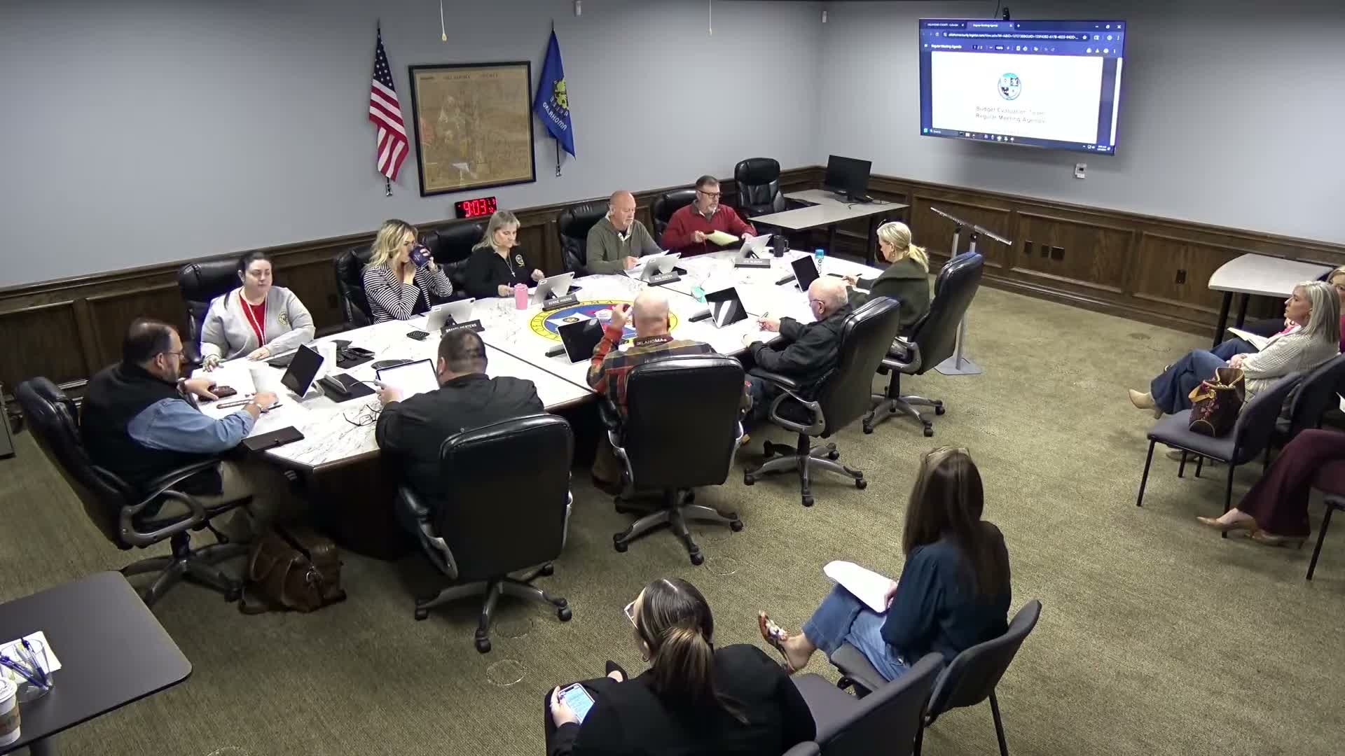 Oklahoma County committee hears detention center cash-flow options, delays major action pending December figures