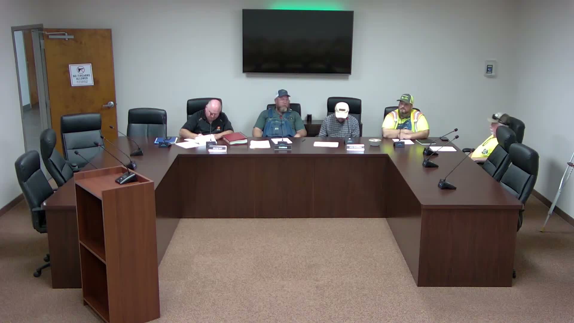 Committee hears resident concerns about truck traffic on Asbury Road as new greenhouse and industrial traffic increases