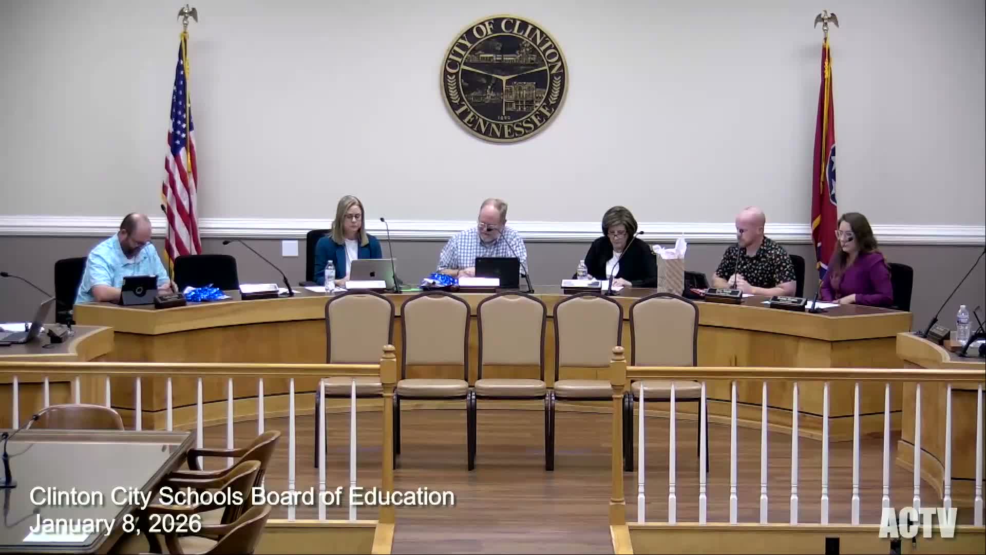 Clinton City Schools board approves November financial report and $200,000 budget amendment for playground