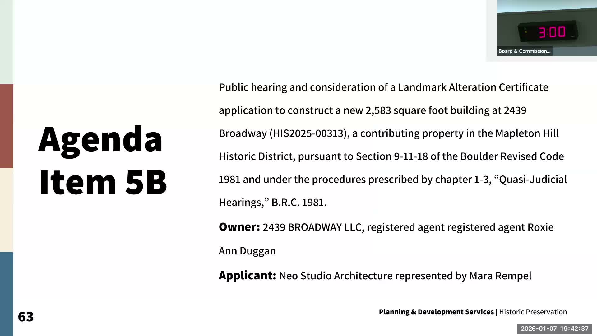 Landmarks board conditionally approves 2439 Broadway project, spells out design revisions for LDRC