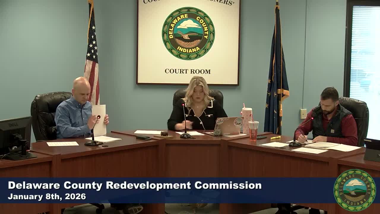 Contractor reports 24 proposals, five site visits and near-complete target-industry study to Delaware County commission