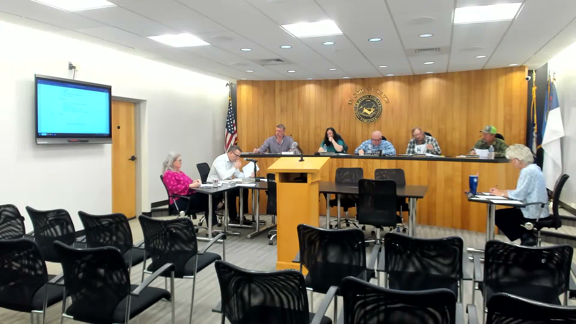 Grayson County supervisors elect leaders, adopt remote participation policy and code of ethics