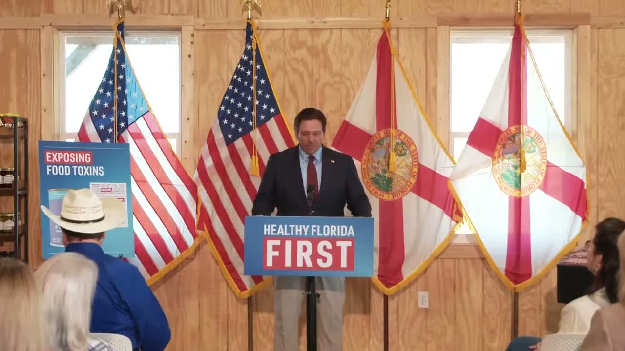 DeSantis frames testing push amid broader remarks on medical freedom and civic programs