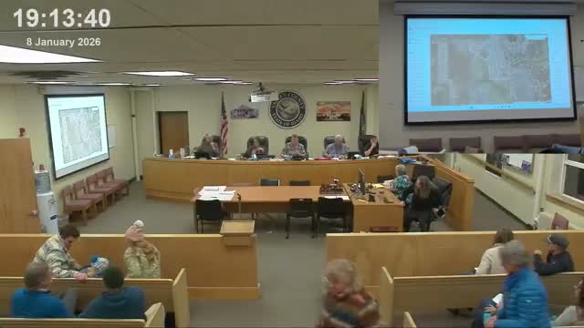 Neighbors, pilots object to post‑installation ground‑mount solar; commission tables CUP to April