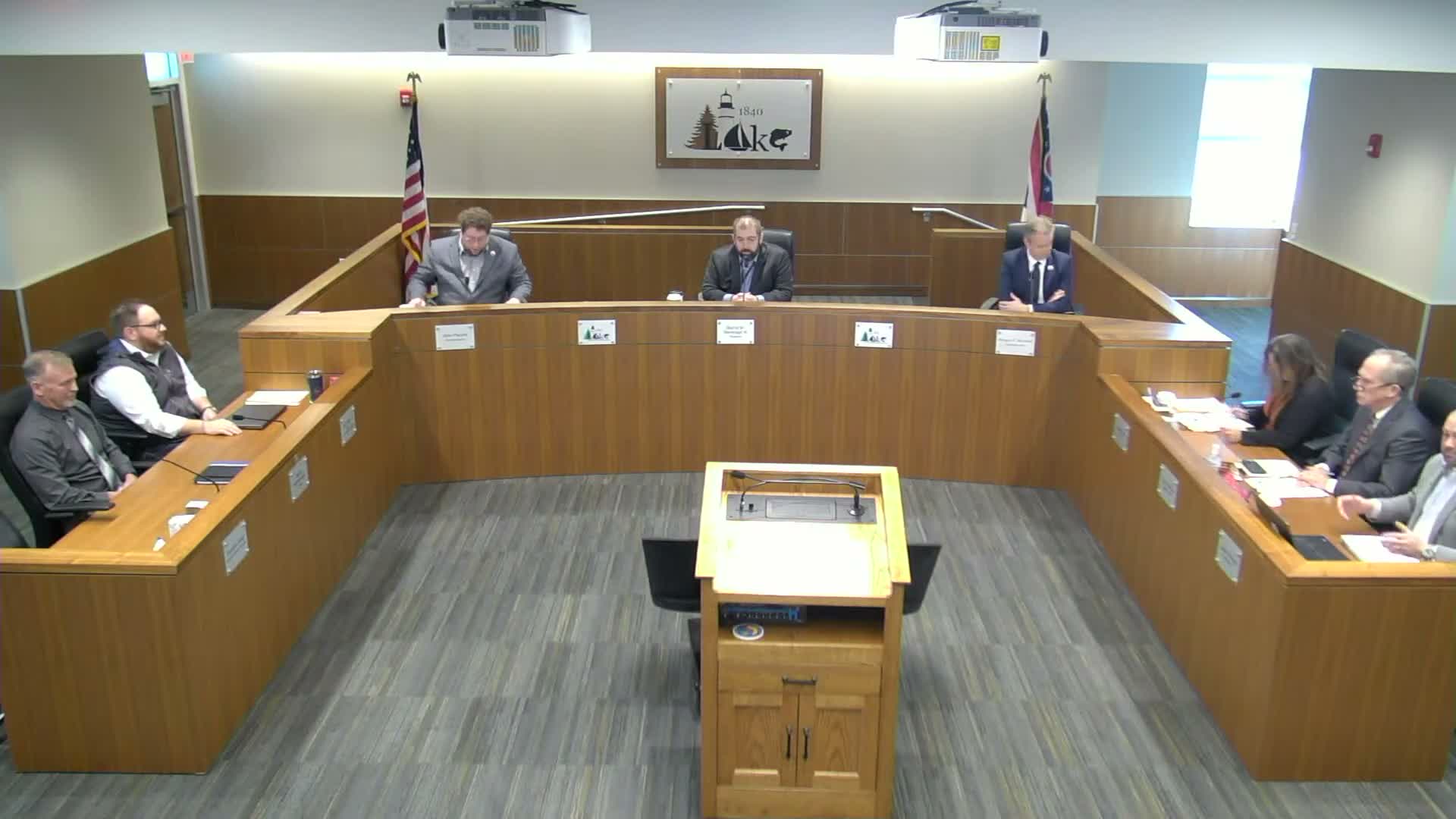 Lake County commissioners elect Morris W. Beveridge president; unanimous slate of appointments approved