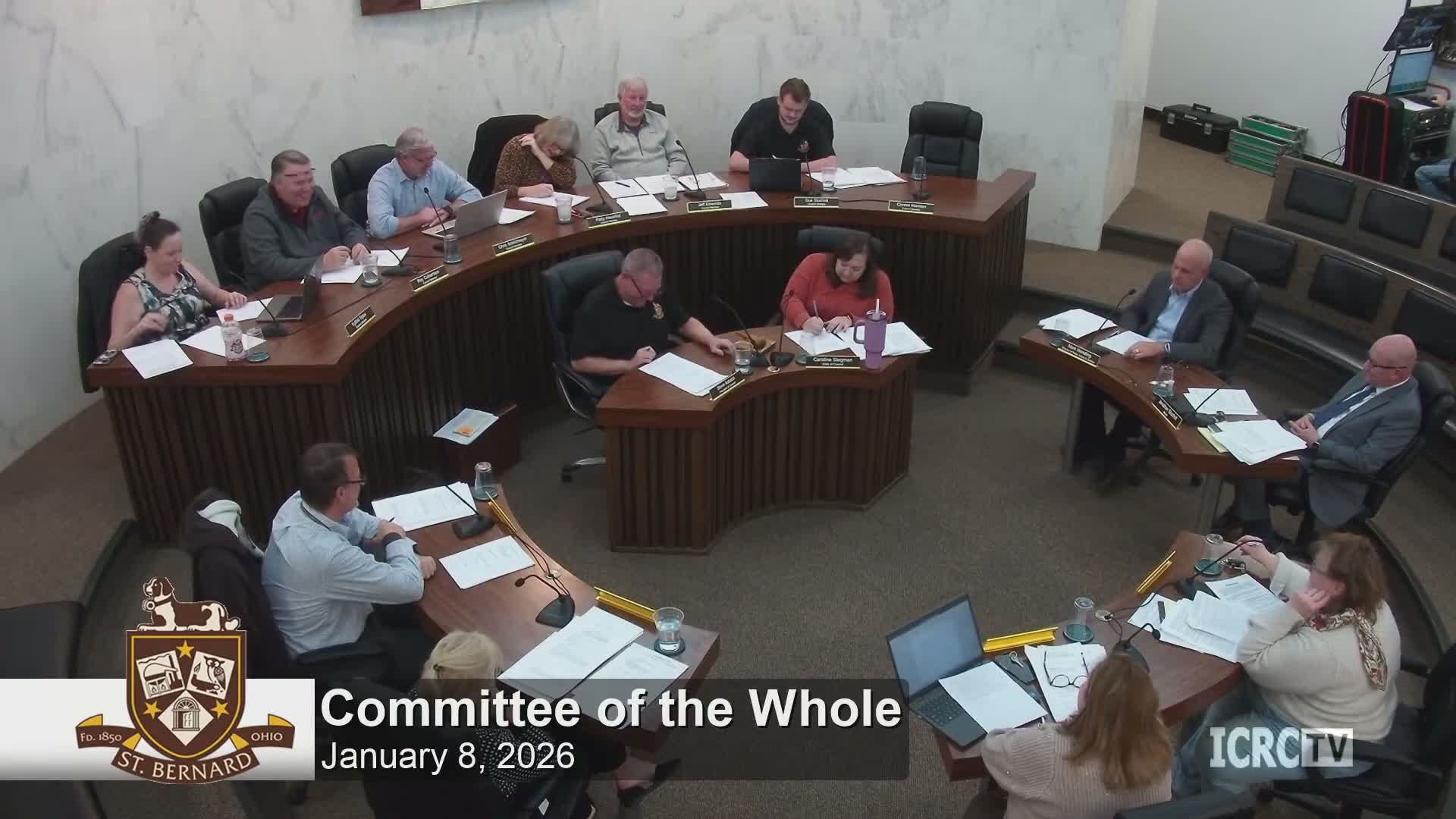 Safety director flags Syntheca code and zoning issues; council told aggregation and OPWC applications are pending