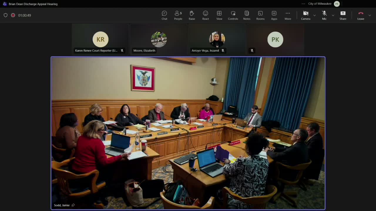 Milwaukee board upholds discharge of plan examiner after workplace‑violence finding