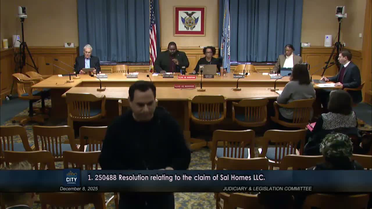 Woman says December water-main break flooded basement; committee recommends denial, refers to full council