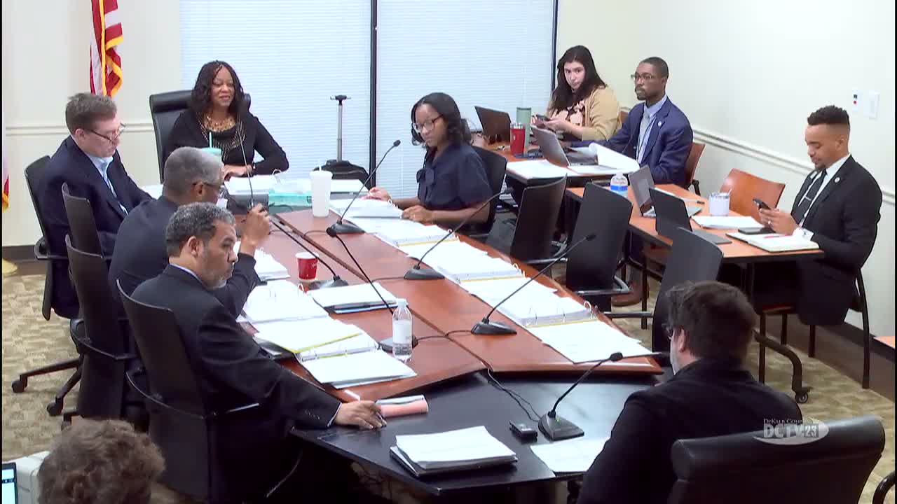 Operations Committee approves transfer of 12 surplus DeKalb parcels to Tucker, holds 1405 Juliet Road for review