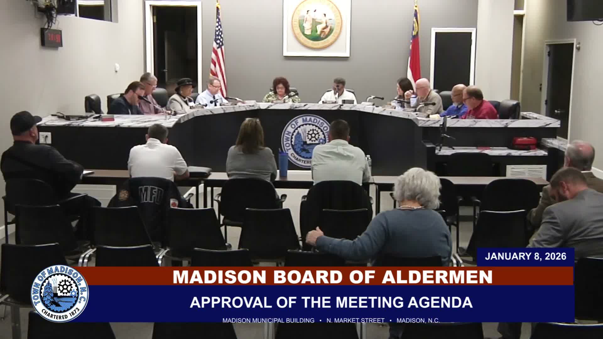 Votes at a glance: Jan. 8 Madison Board meeting — agenda, consent items, pump grant and reappointments approved