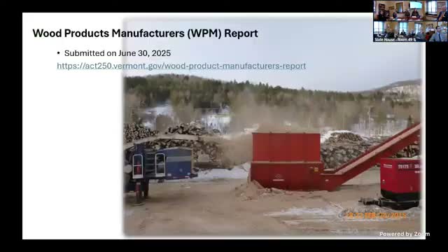 Land Use Review Board recommends 10 measures to ease Act 250 permitting for wood-products manufacturers