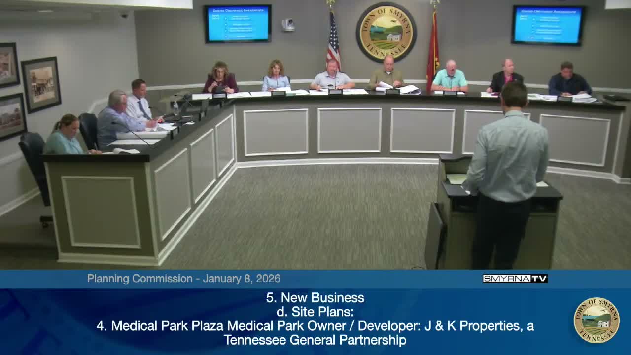 Smyrna planning commission approves multiple plats, forwards zoning changes to council