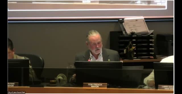 Lake Forest Park introduces three funding resolutions: stormwater grant, Conservation Futures amendments and parks levy agreement