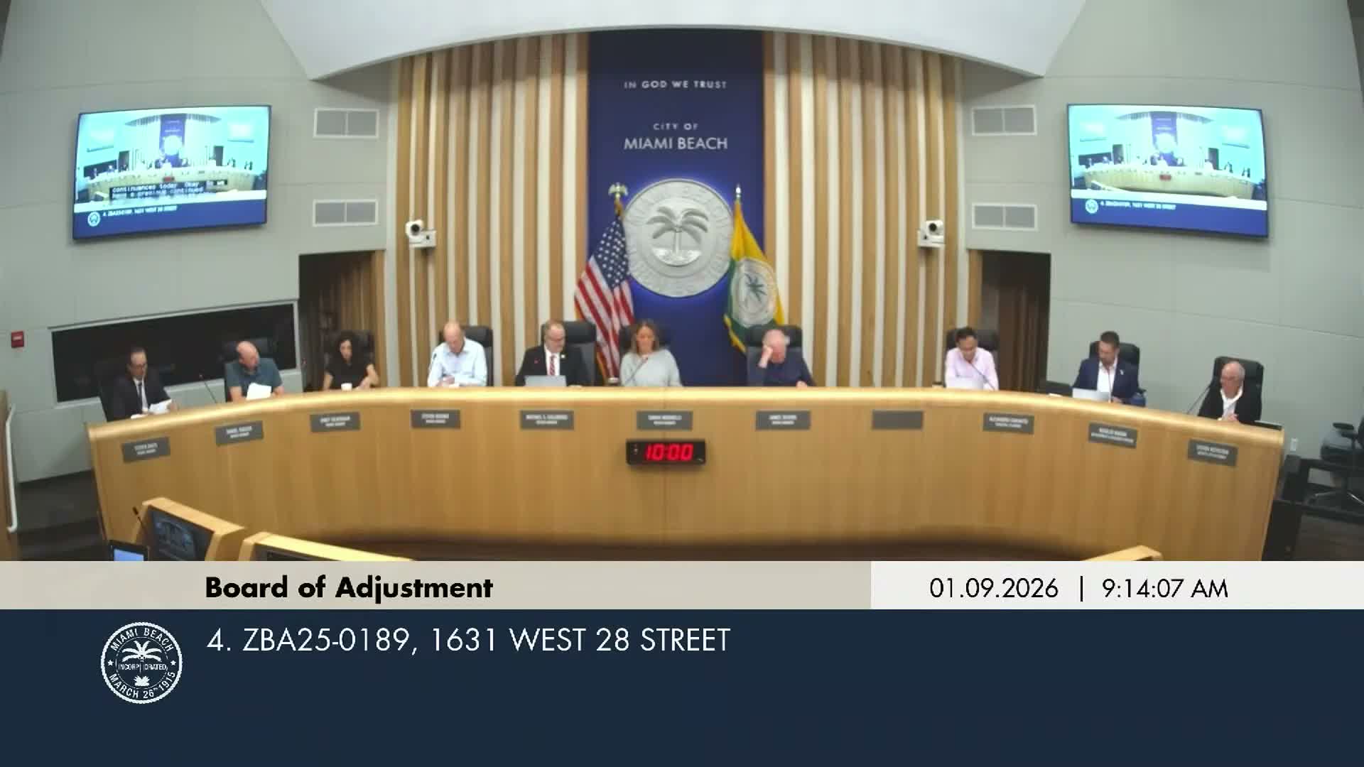 Board approves setback variance for paddle court at 1631 West 28th Street with noise and lighting conditions