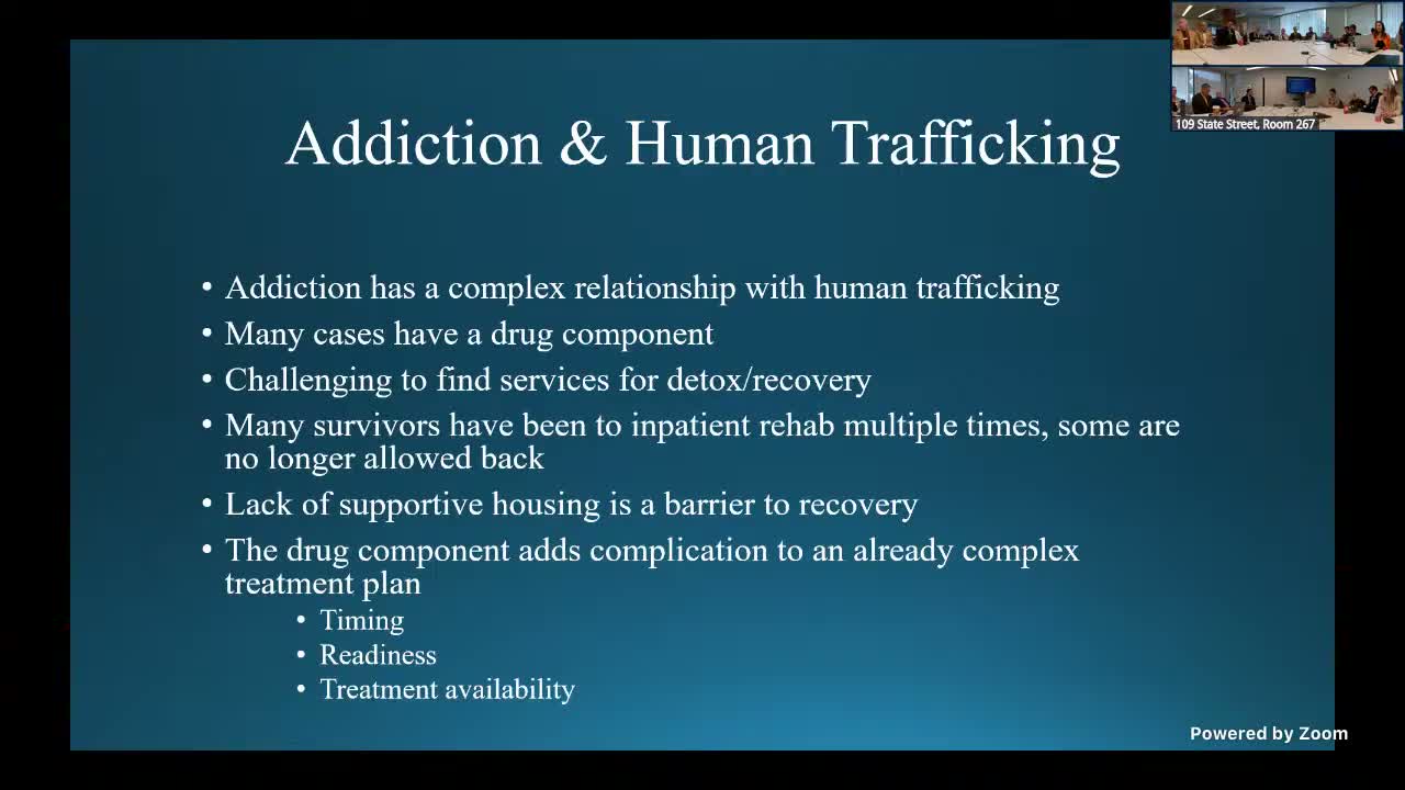 Lawmakers hear that dissolved task force left big gaps: trafficking reports fell from about 400 to 42