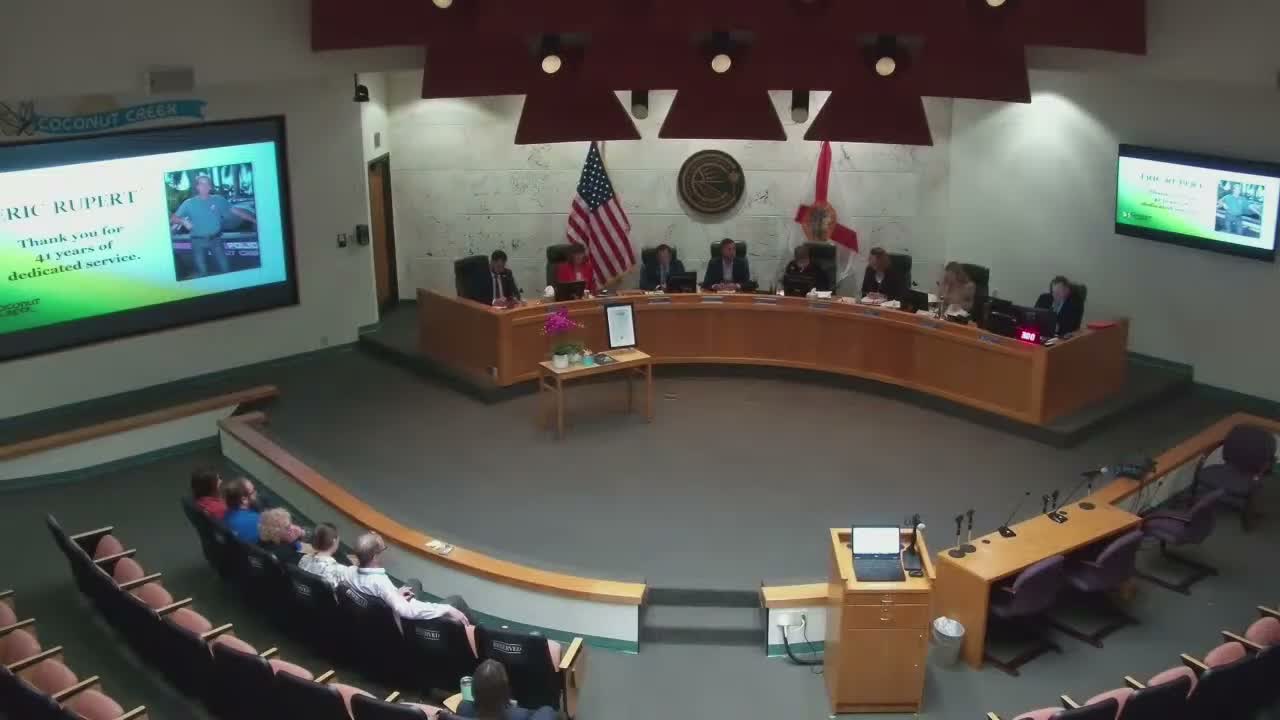 Coconut Creek honors IT director Eric Rupert for 41 years of service